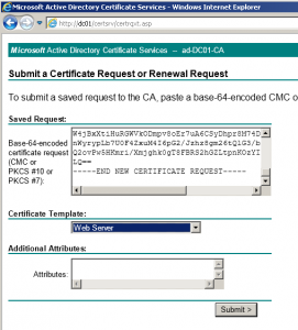 Configurarea unui certificat pentru owa în schimbul zilei de sysadmin 2010