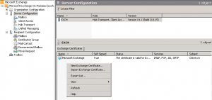 Configurarea unui certificat pentru owa în schimbul zilei de sysadmin 2010