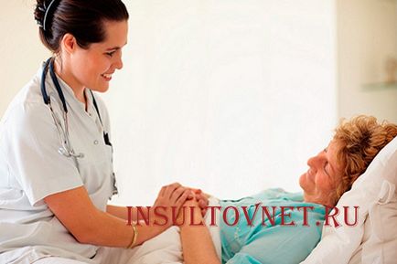 Ápolási munkaütem rehabilitáció és (miután) Care követően a betegek a stroke, a táplálkozás és a rehabilitációs