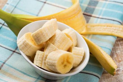 Ízletes ételek párolt banán