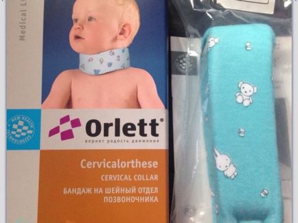 Colier de șanț pentru nou-născuți (ortopedic) fotografie, dimensiuni, instrucțiuni