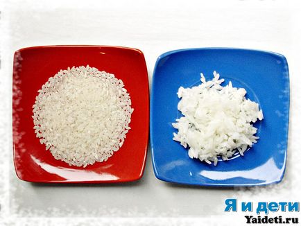 Harm és előnyeit rizs