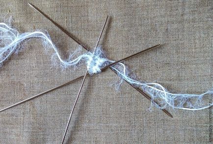 Kötés tűk bemutatni egy miniatűr nyúl - Fair Masters - kézzel készített, kézzel készített