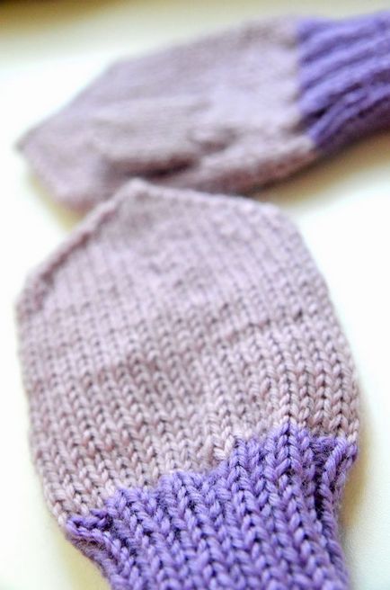 Am tricotat mănuși pentru copil - târg de maeștri - manual, manual