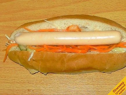 Hot dog (rețetă pas cu pas cu fotografie)