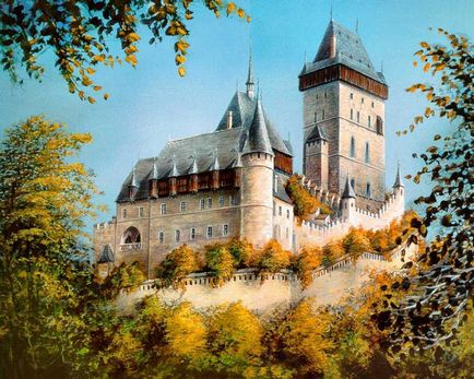 Karlstejn Castle Prága, fotók, videók, történelem
