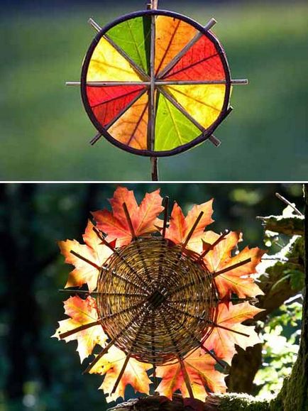 100 ötleteket, hogyan lehet ősszel kézműves kert természetes anyagokból készült