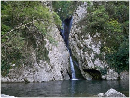 Агура водопади как да се измъкнем от Сочи, екскурзии, снимки, описание