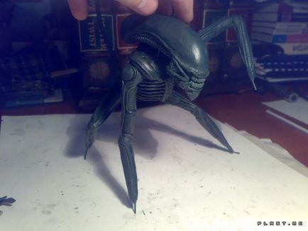 Alien (modelarea lecțiilor) partea 2, desene animate plastice și benzi desenate