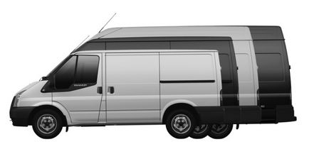 Automobile pe baza de Ford (ford transit)