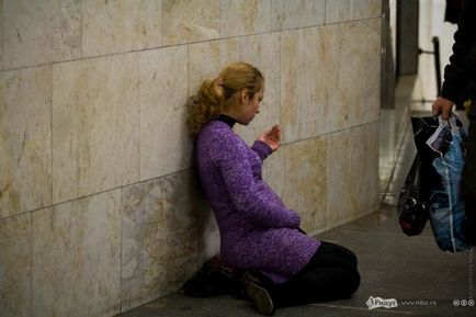 Afaceri în rusă cerșetori în metrou (11 fotografii)