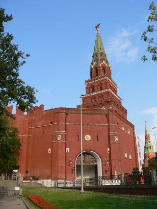 Borovitskaya (forrest) turn al Kremlinului din Moscova