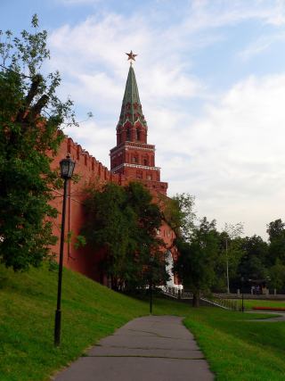 Borovitskaya (forrest) turn al Kremlinului din Moscova