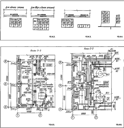 Desene de încălzire, ventilație și aer condiționat, desene descarcate, diagrame, desene,