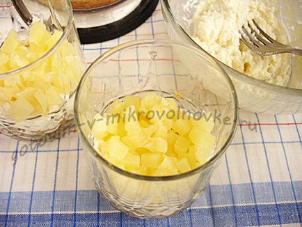 Sajttorta a mikrohullámú főzési lépésről lépésre fotó (mikrohullám) Cheesecake a mikrohullámú főzés lépésről lépésre fotó