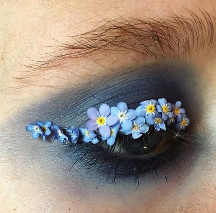 Floral make-up este o tendință absolut nebun 2017, 2018