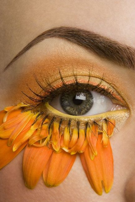 Квітковий макіяж-абсолютно божевільний тренд 2017, 2018