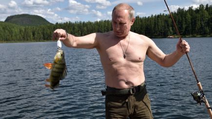 Tedd, Putyin elnök halászati ​​elindított egy új trend az interneten, hírek