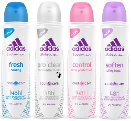 Deodorant adidas de sex feminin și de sex masculin, regulile de alegere și de utilizare
