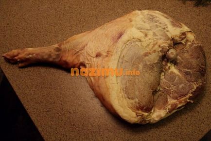 Homemade jamon - pregătirea unei rețete foto la domiciliu