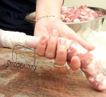 Cârnați de carne de porc, semi-afumat