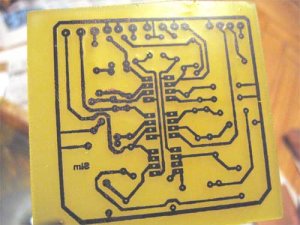 Foil-laser-călcare tehnologie (flux) pentru fabricarea de circuite imprimate - jurnal practic