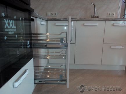 Fotografie revede bucătărie elegant colț mic în apartament studio (11 fotografii) - 11 fotografii