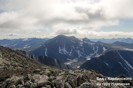 Mount popular - cel mai înalt punct al Uralilor