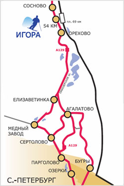 Гірськолижний курорт Ігора, Харків і ленінградська область