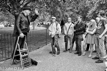 Hey london! »- Speakers' Corner a Hyde Parkban