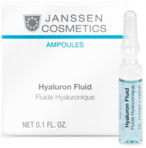 Janssen cosmetice hialuron ser fluid cu acid hialuronic, 1 x 2 ml