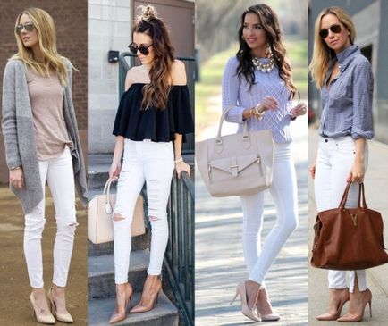 Як і з чим носити білі джинси - багато фото, стиль, мода