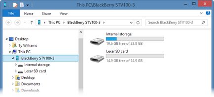 Cum de a copia fișierele de la și de la blackberry priv folosind windows, blackberry în rusia