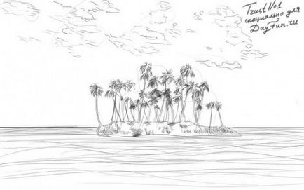 Cum de a desena o insula în etape, lecții bune
