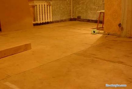 Cum să acoperiți în mod corespunzător podele din beton cu dvp