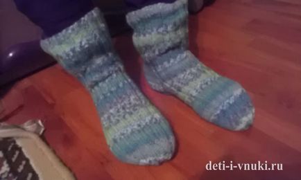 Як правильно пов'язати шкарпетки спицями, діти і внуки