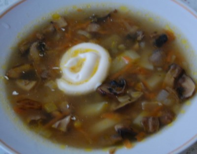 Cum să gătești supă de ciuperci cu orz de perle