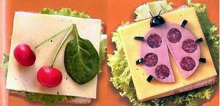 Cum să gătești sandwich-uri frumoase pe o masă festivă Photo