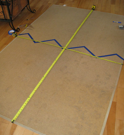 Як розписати килим з сизалю своїми руками, майстер-клас робимо розписуємо килим з сизалю
