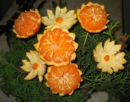 Cum sa faci un buchet de mandarine cu mainile tale