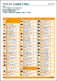 Cum sa faci o lista de preturi frumoasa