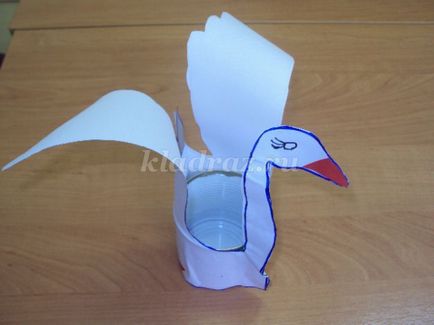 Як зробити лебедя з паперу своїми руками для дітей 5-7 років
