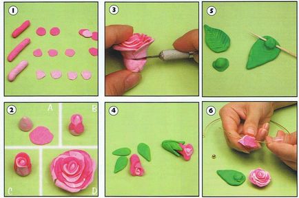 Cum sa faci argila cu mainile tale, o clasa de maestru - facem flori din plasticina
