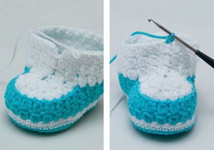 Cum să croșetați o Booties Sock - Baby Booties modele de croșetat și descriere