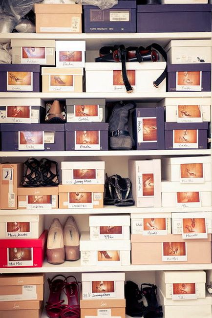 Як зберігати жіночі туфлі 10 дизайн-хаков, 20 ідей - своїми руками