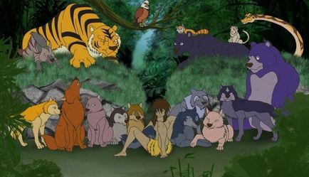 Care a fost numele șacalului în desene animate Mowgli?