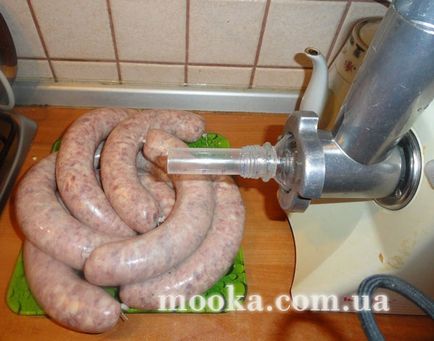 Sausage acasă - deget futut