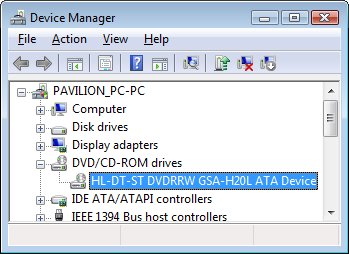Комп'ютери hp - cd- або dvd-приводи не записував диски (windows 7), служба підтримки hp®