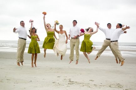 Creați fotografii de nuntă într-un salt