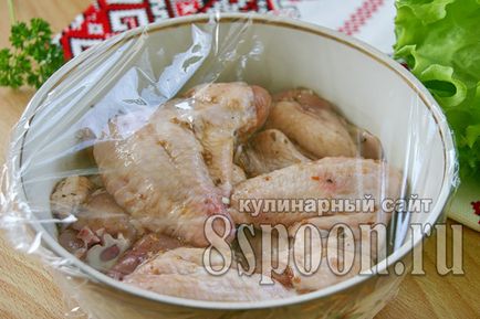 Csirke szárny a sütőben ropogós